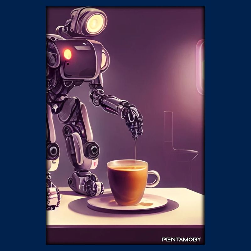 Robot Coffee Future Science Machine