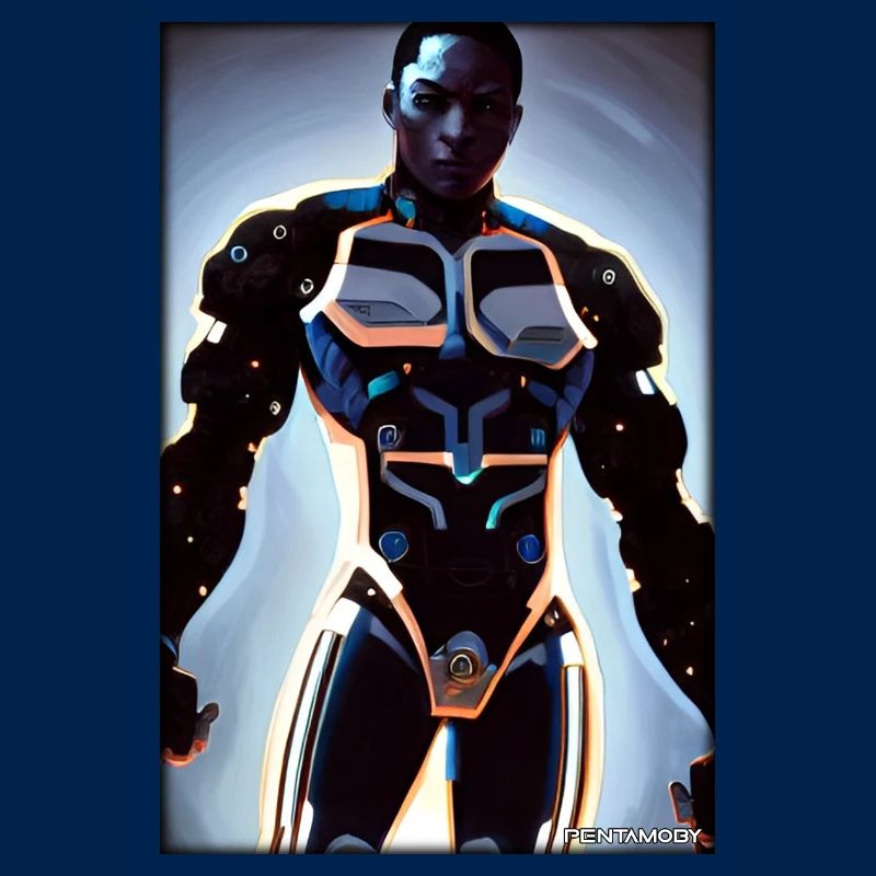 Cyborg Man Future Sci-Fi Machine Technology