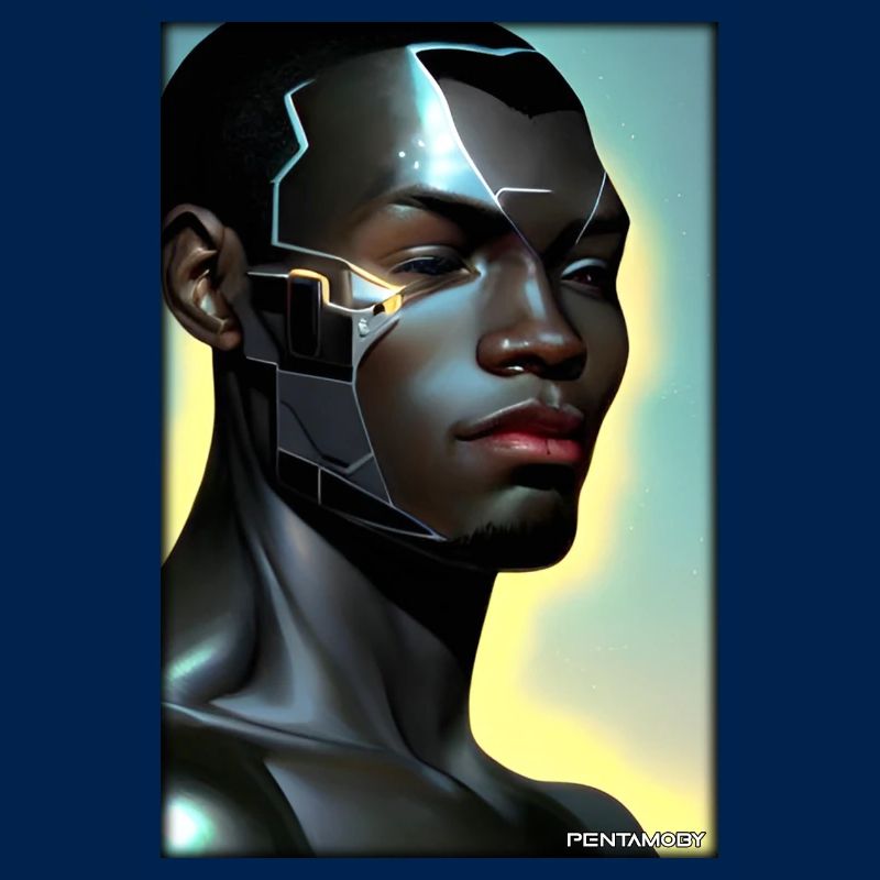 Cyborg Man Future Sci-Fi Machine Technology