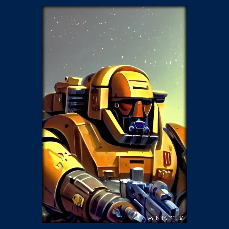 Kampfbot Robot Super Soldier Machine Warrior