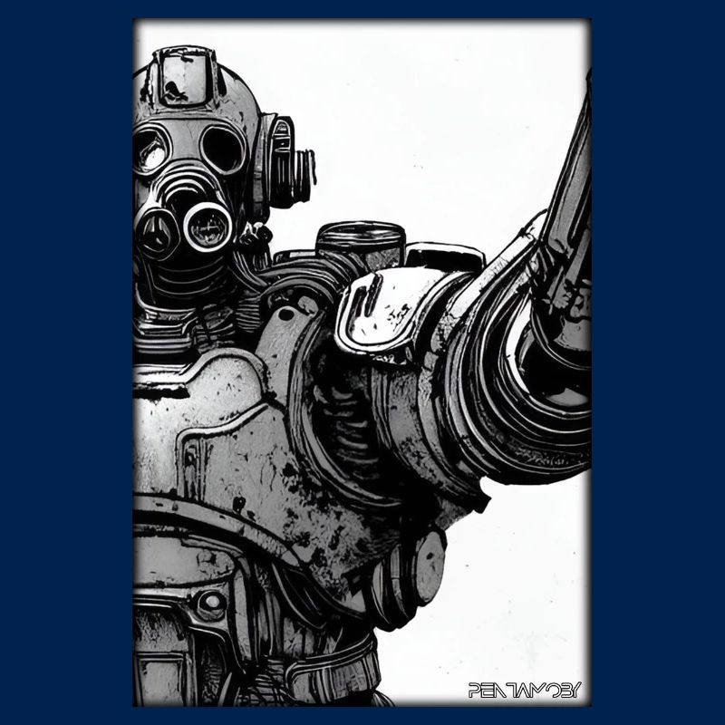 Kampfbot Robot Super Soldier Machine Warrior