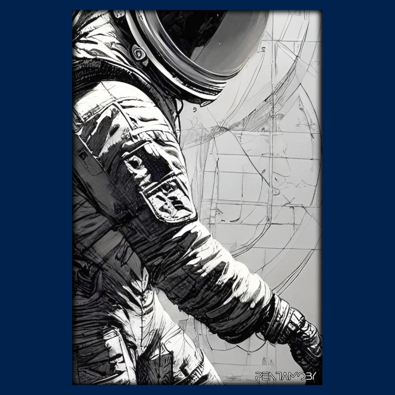 Astronaut Future Sci-Fi Technology