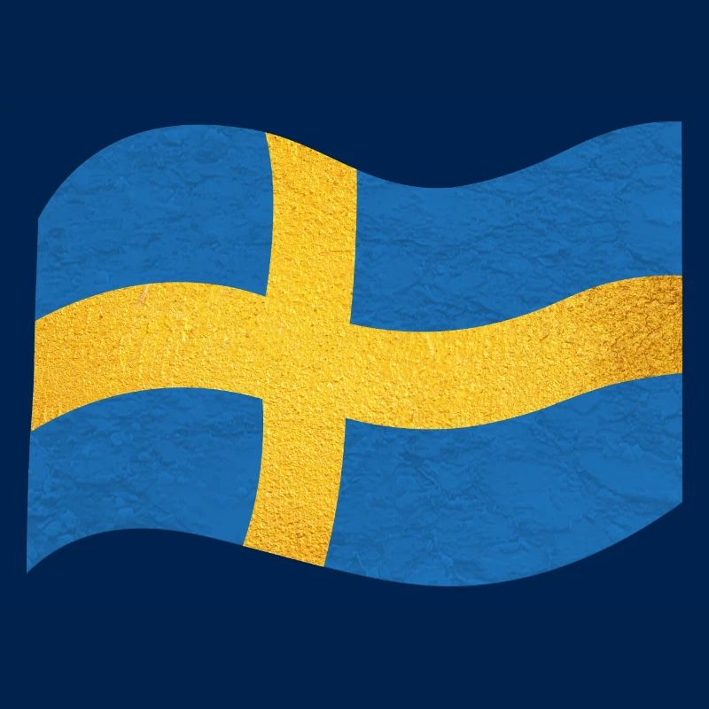 Le drapeau de la Suède Sverige