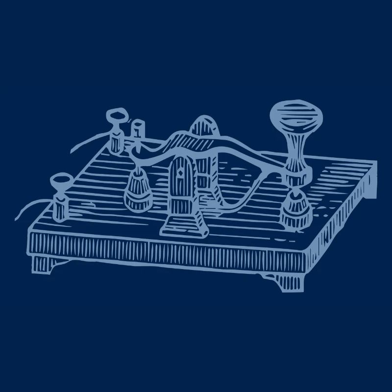 Vintage Morse Code Device, Retro Communication