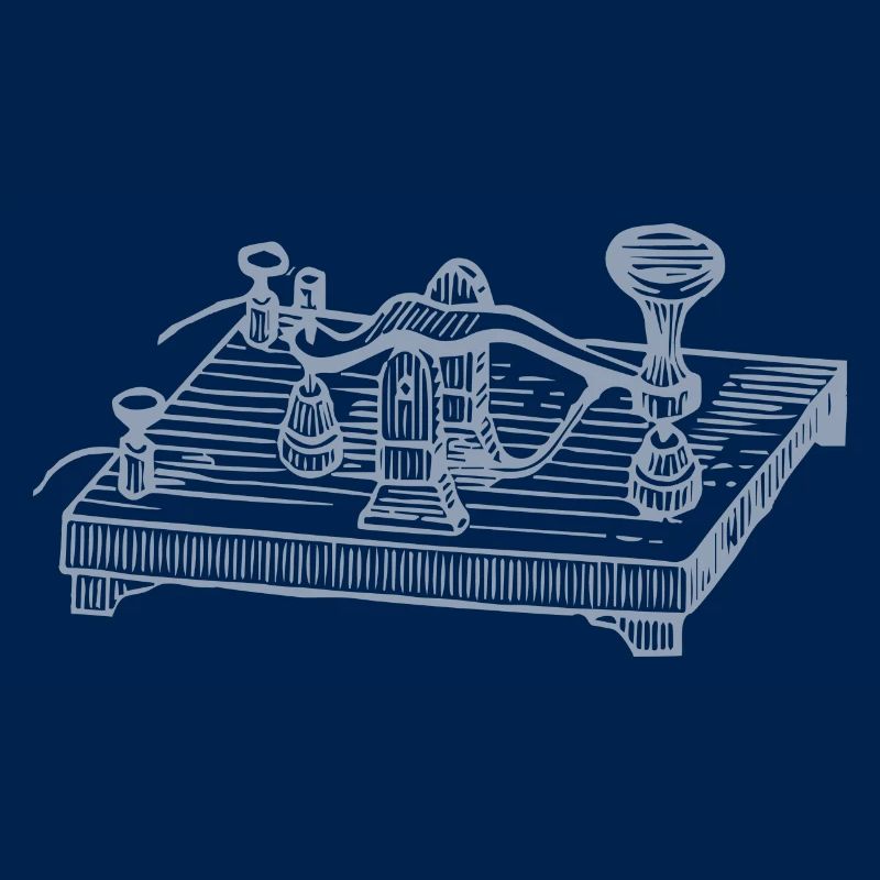 Vintage Morse Code Device, Retro Communication