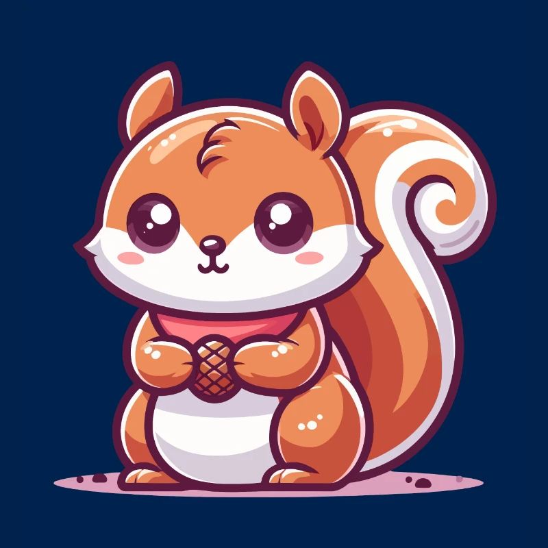 Eichhörnchen mit einem Samen