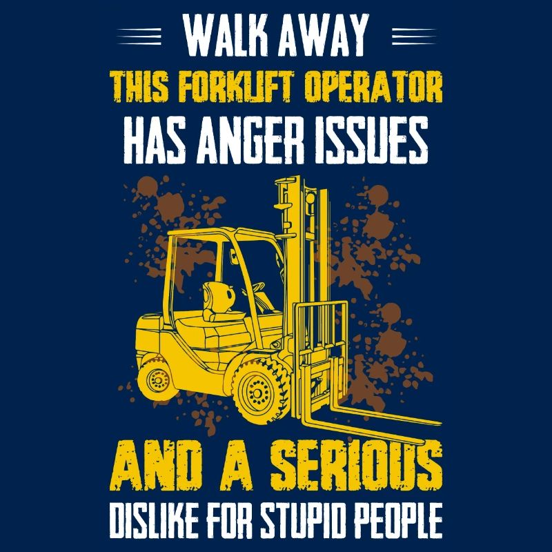 Walk Away This Forklift Operator Has Anger Issues