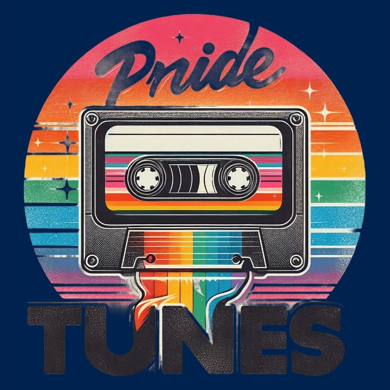 Conception de cassette rétro Pride Tunes