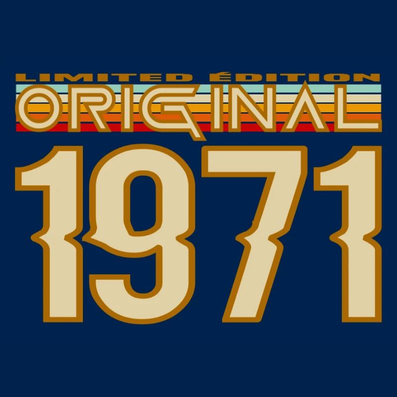 Original 1971 Retro Typography