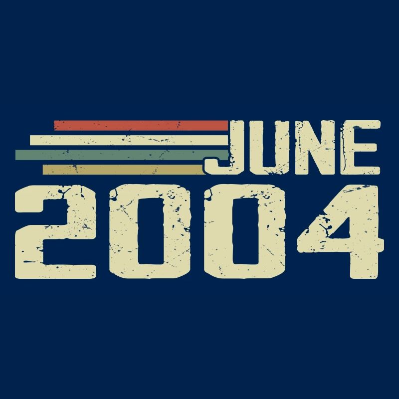 Juni 2004 Jahrestag Juni 2004 Juni 2004 Geburtstag