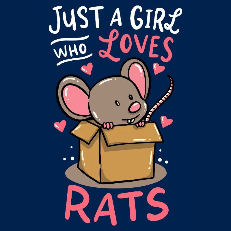 Nur ein Mädchen, das Ratten liebt