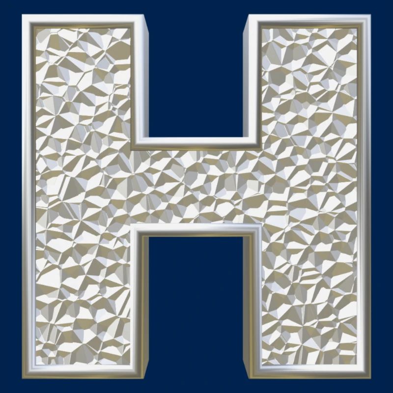 H, lettre, lettre H, initiale, initiale H, monogramme,