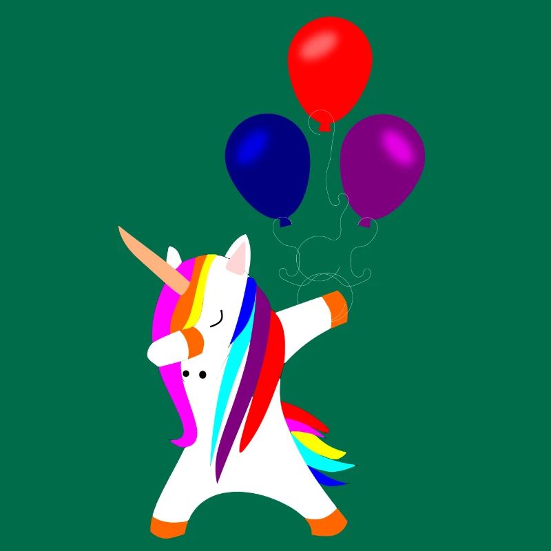 dabbing unicorn, dabbendes Einhorn Einhörner