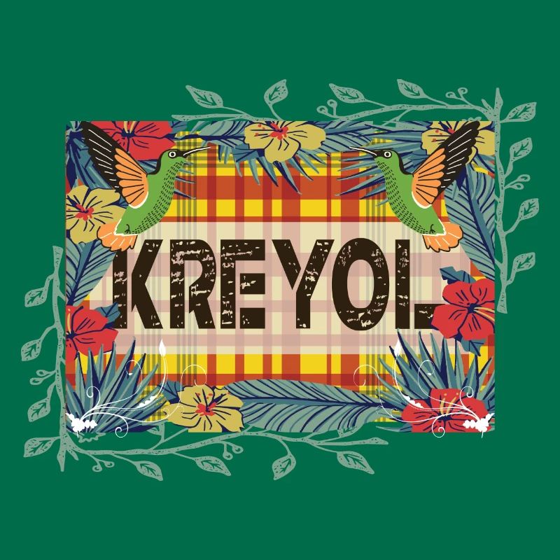 Schöne Geschenkidee KREYOL ODER KREOLISCHE Madras