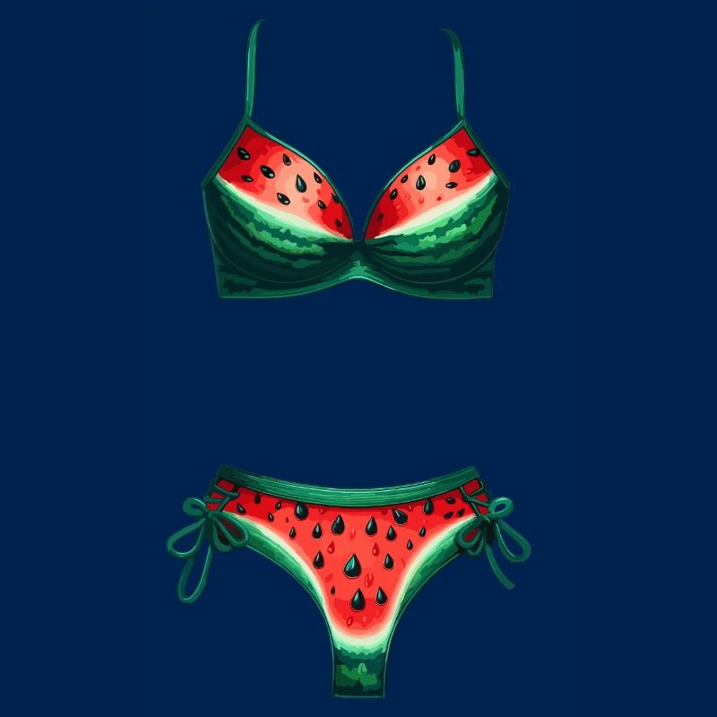 Chemise de bikini pastèque Cadeau pastèque