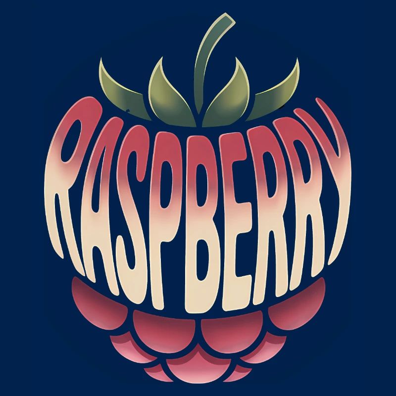 Raspberry - Cool Fruit Logo