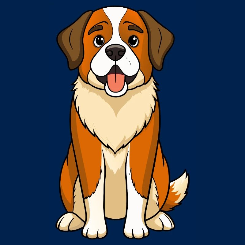 Expression douce Saint Bernard