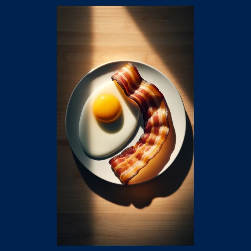Bacon and eggs
