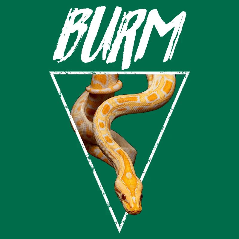 Albino Birmese Python Snake Owner