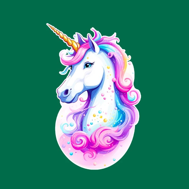 Regenbogen Einhorn 02