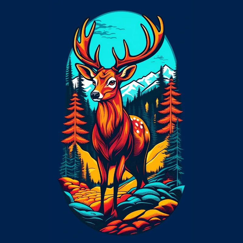 Hirsch im Wald- Waidmannsheil