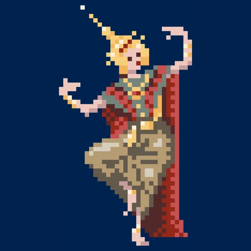 8bit thai dancer