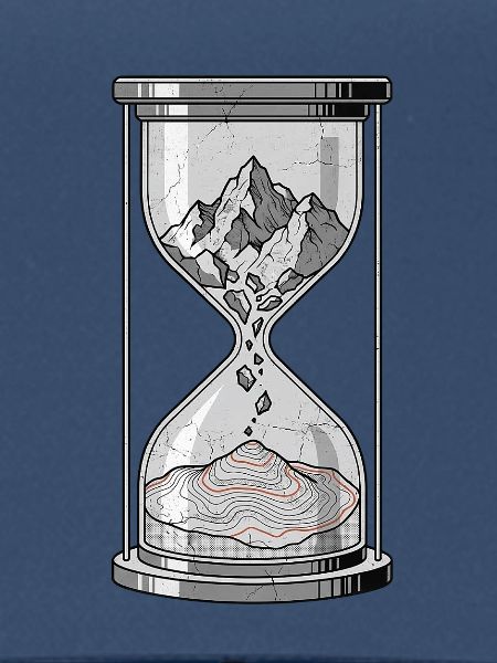 Bergsteiger Sanduhr