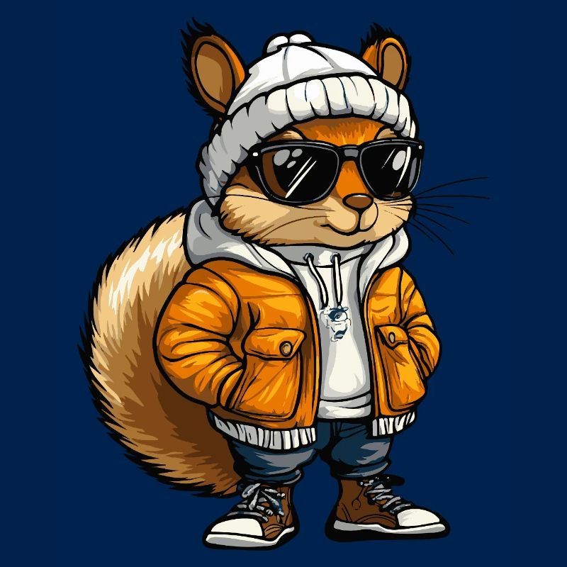 Eichhörnchen Cool Comic