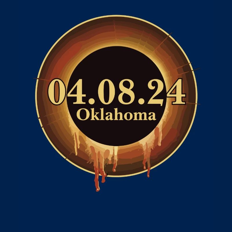 Total Solar Eclipse Path of Totality Oklahoma