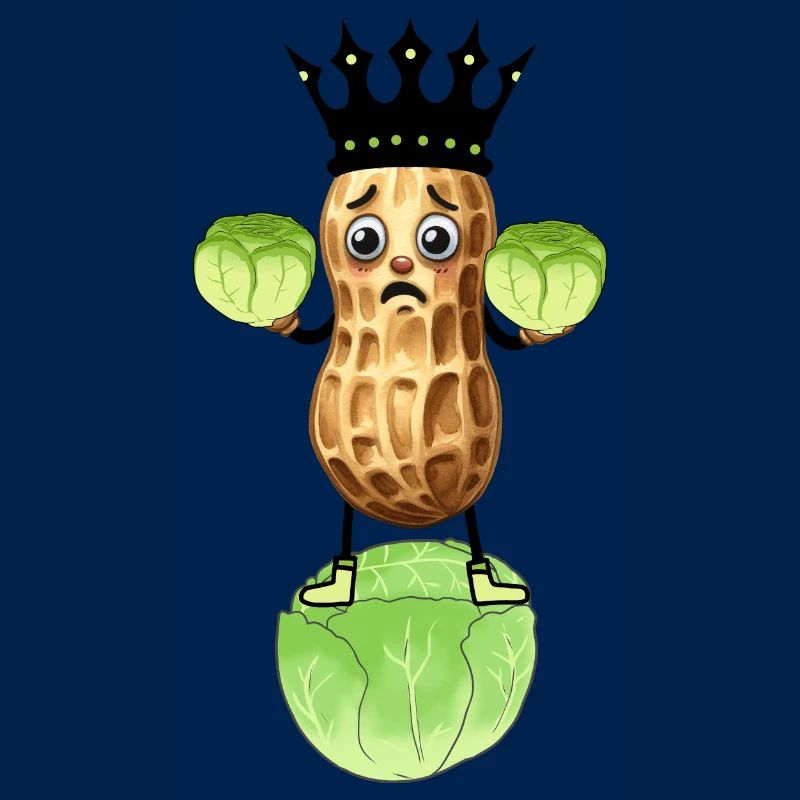 Peanut Cabbage Vegetable King Cabbage Funny