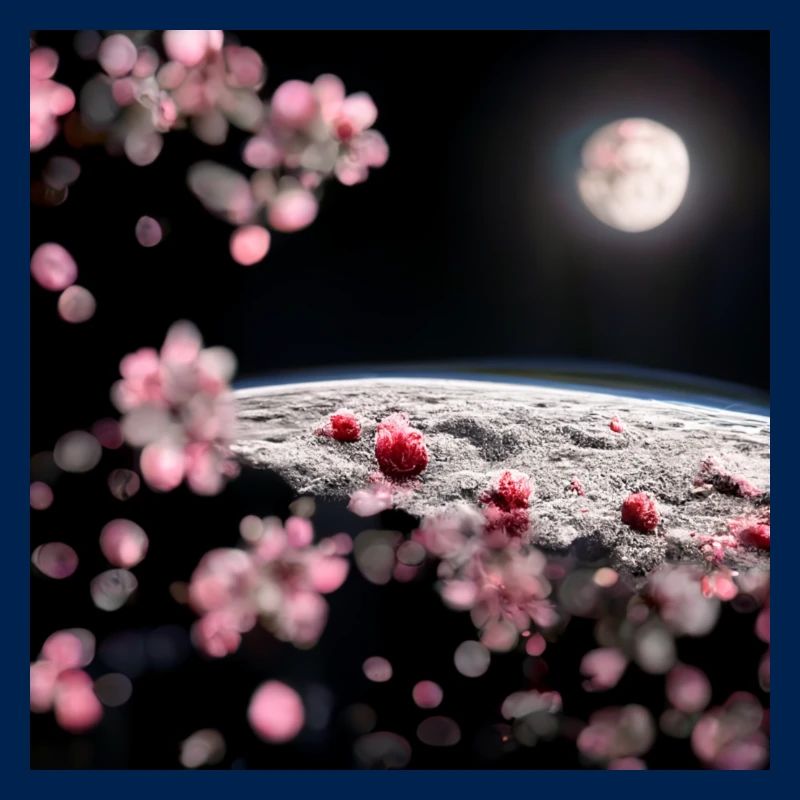 Cherry Tree on the Moon
