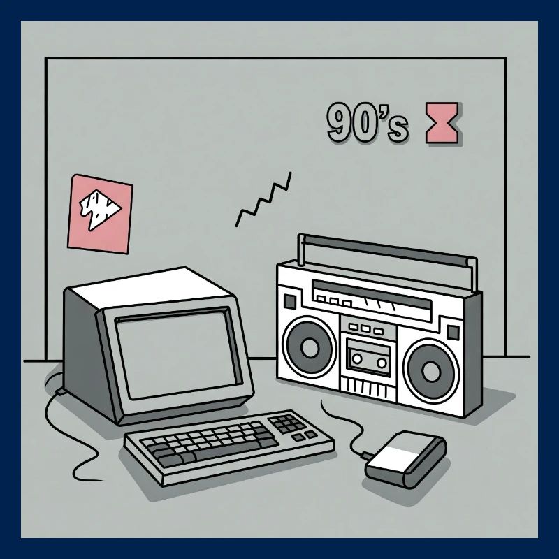 90s cult objects : Walkman, computer and Co.