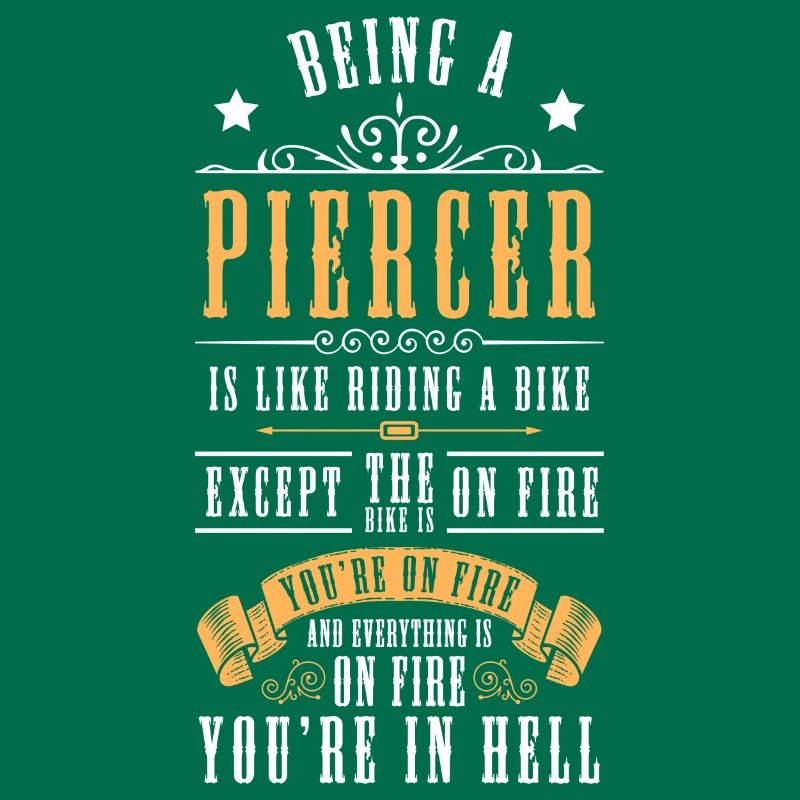 Beruf Arbeit Piercingstudio