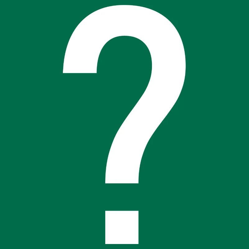 Point d'interrogation signe conception idée cadeau idée