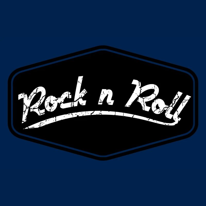 Rock n Roll Schild Shape