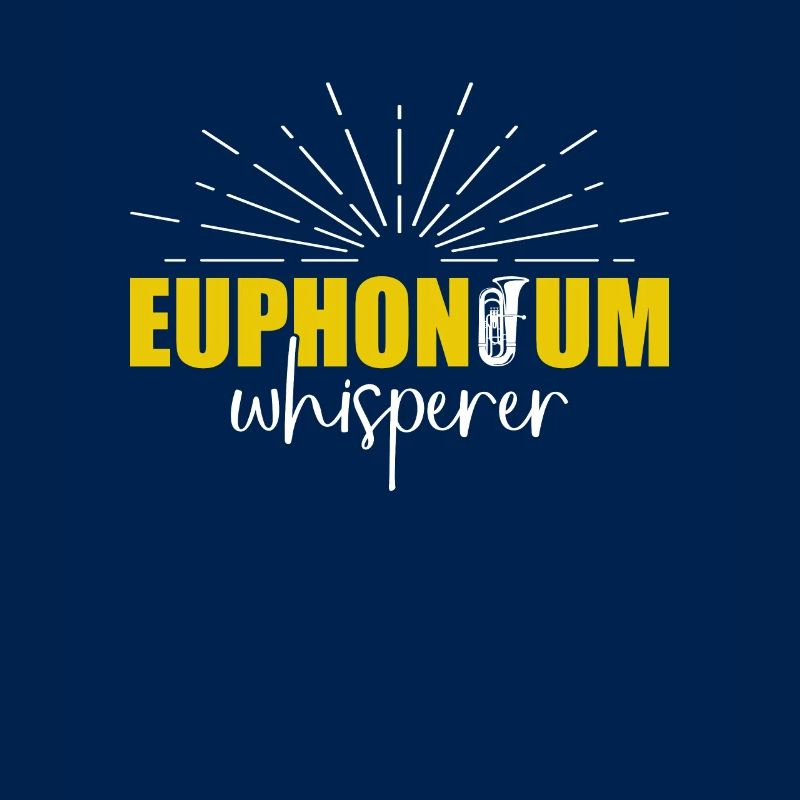 Deep brass marching baritone euphonium