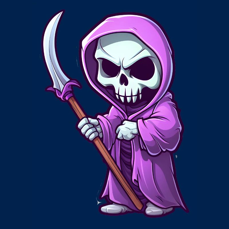 Graffiti Grim Reaper Sticker