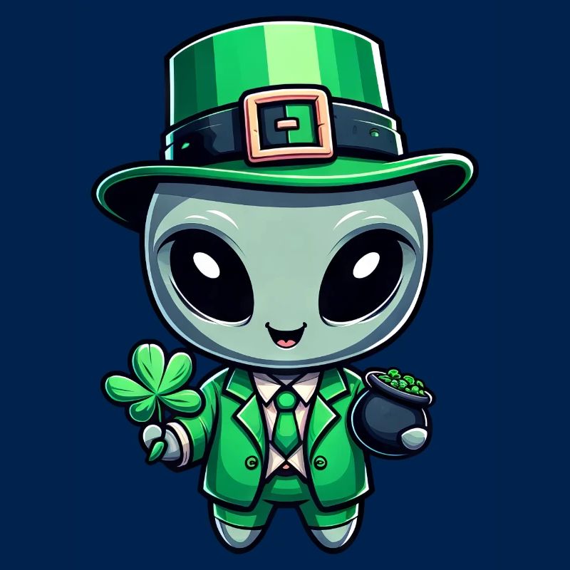 Conception de célébration extraterrestre extraterrestre de la Saint-Patrick