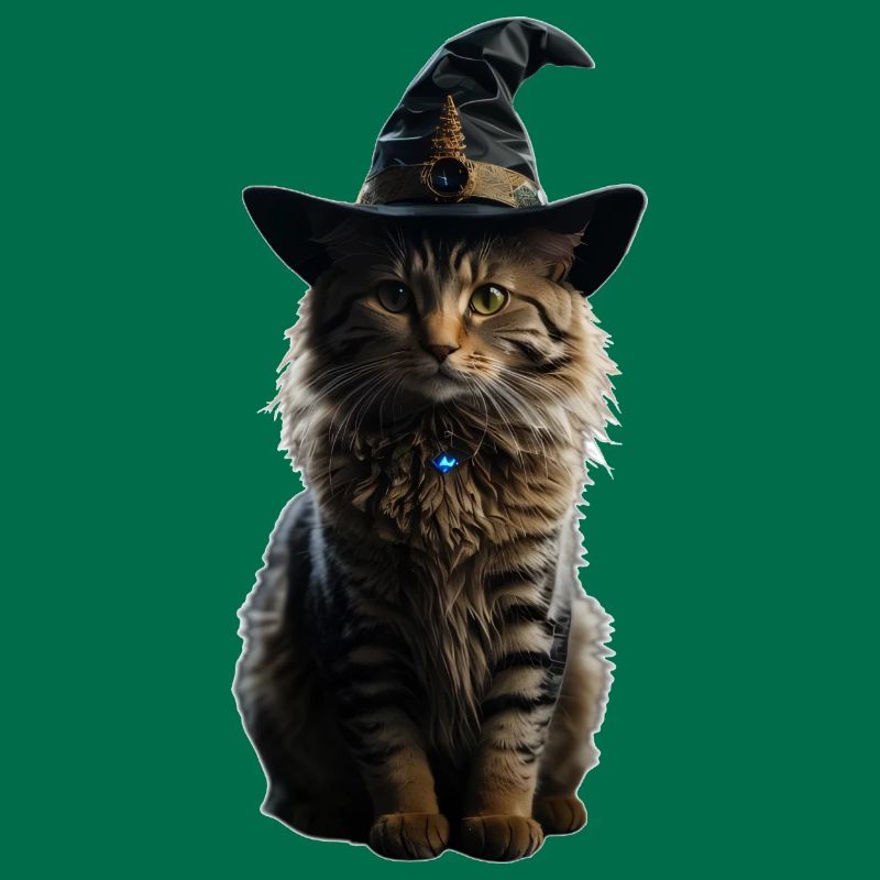 Witch Cat Halloween