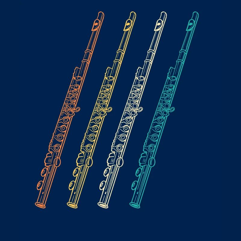 Flötist Evolution Querflöte