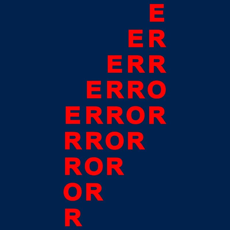 Error Saying Proverbs