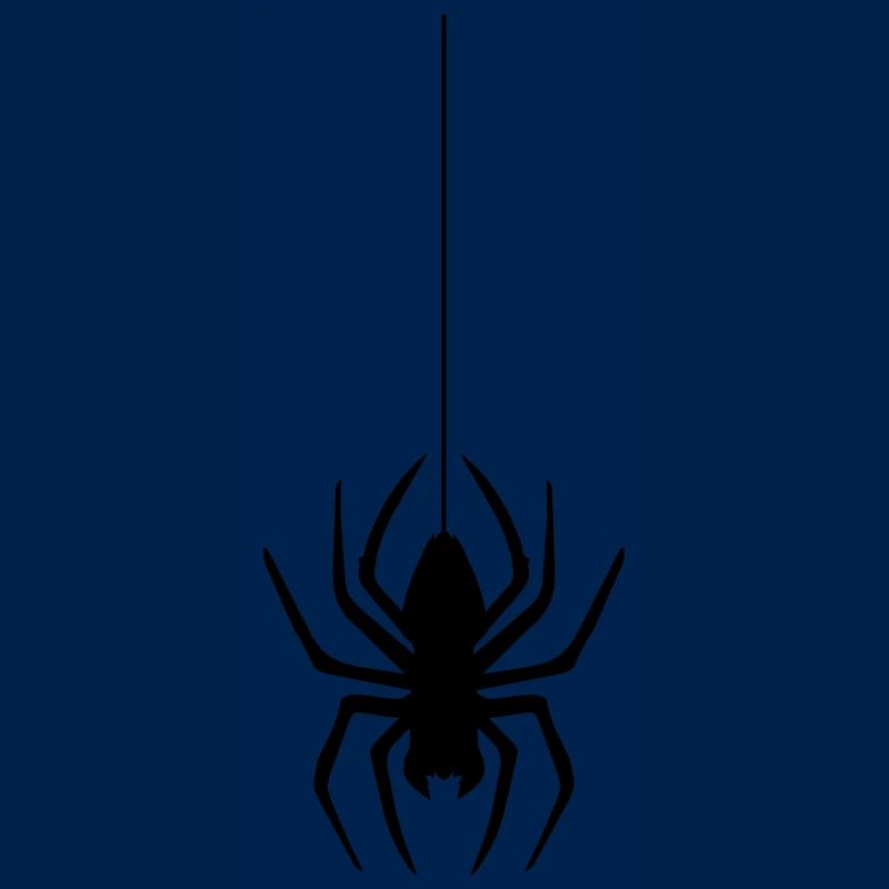 abseil thread spider web spider logo design disgust
