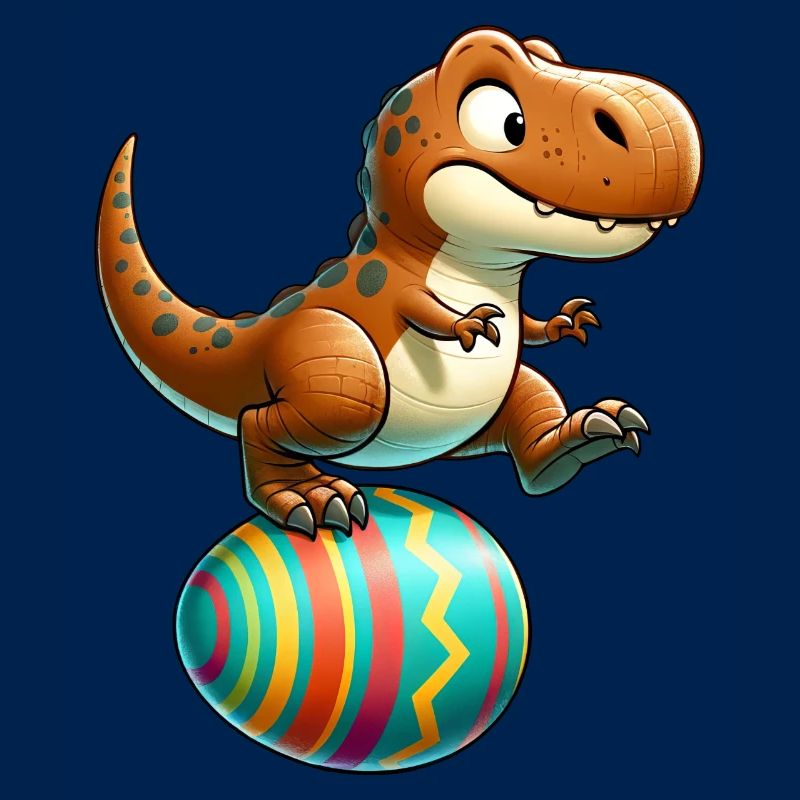 Dancing T-Rex, Easter Eggshell Fun