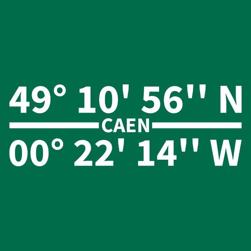 Caen coordinates