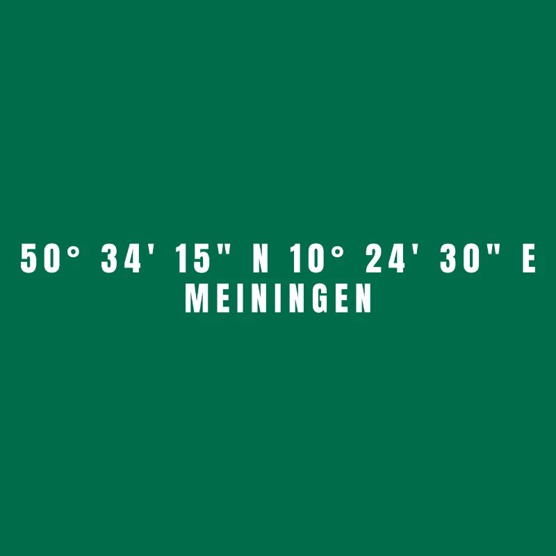 Meiningen Thuringia Coordinates