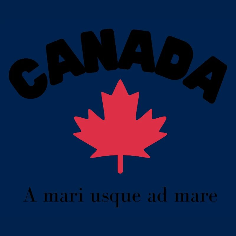 CANADA avec feuille d’érable et devise