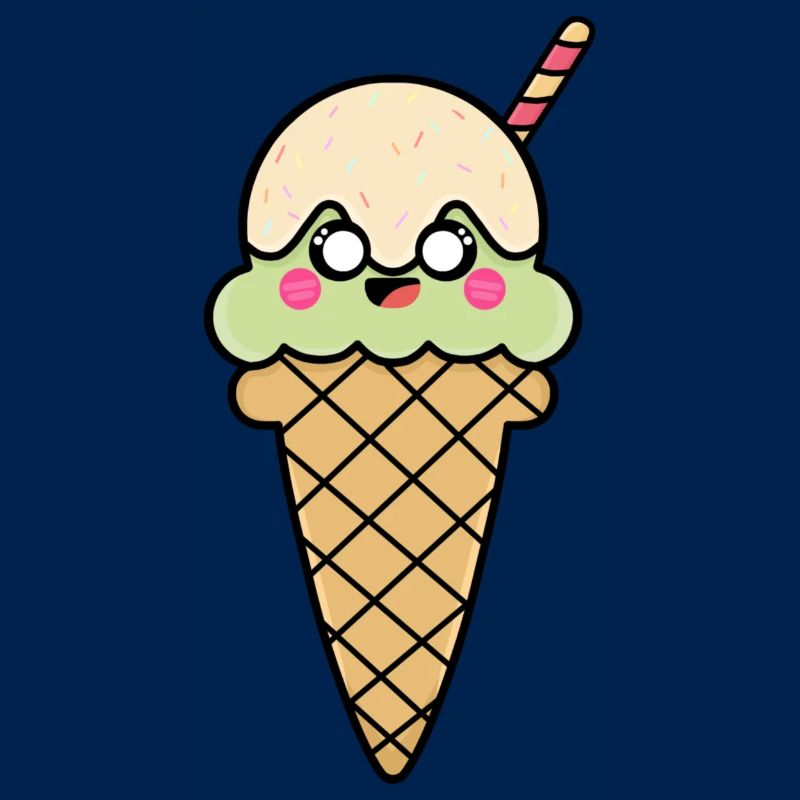 Eis süß Eistüte niedlich Eiscreme Geschenkidee