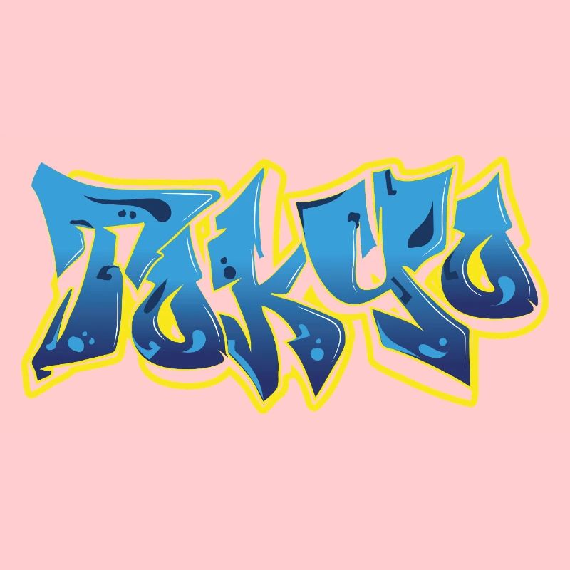 Cool Graffiti Tokyo Blue