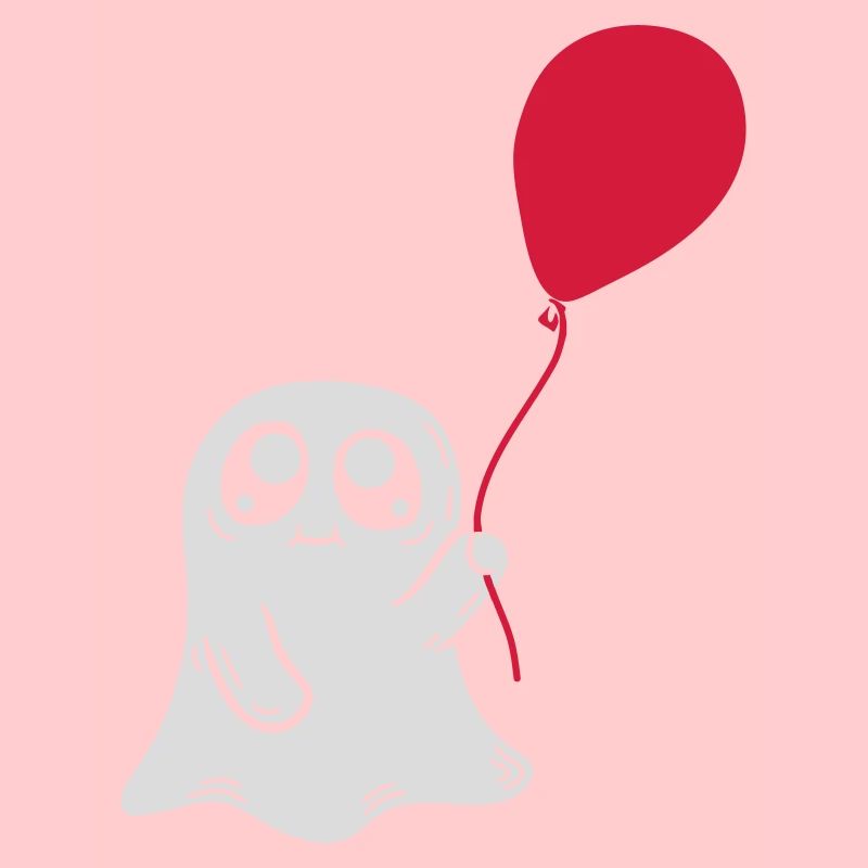 Luftballon Geist Comic Design