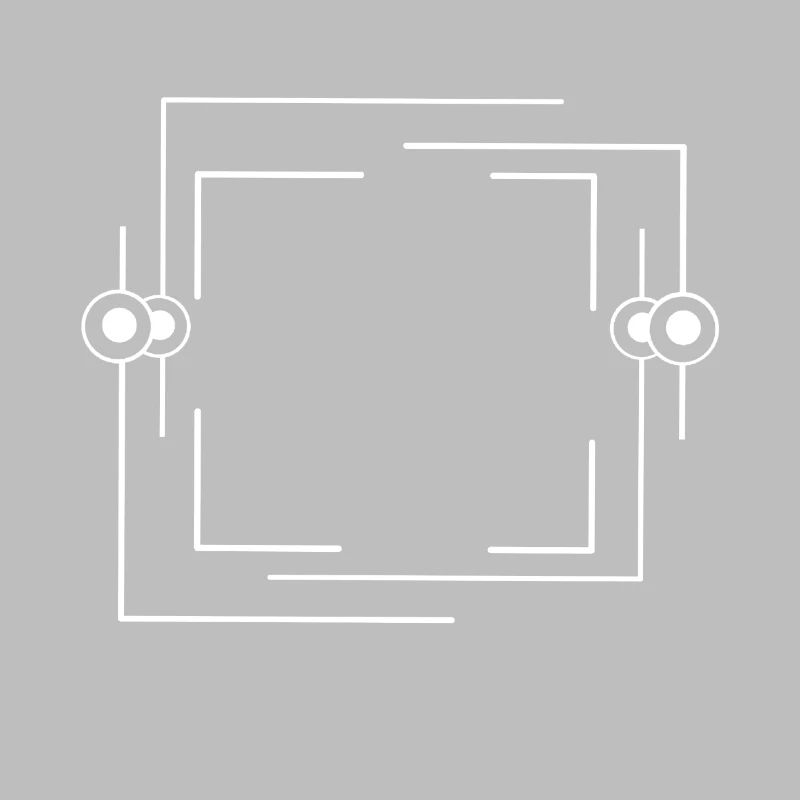 White border Dash line Basic text